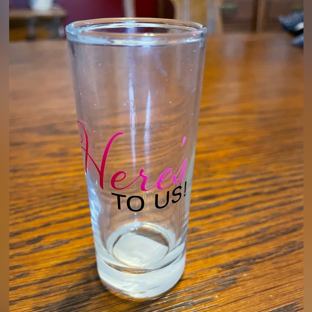 Cristar Shot Glass with Red Logo